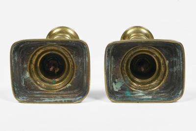 Pair Victorian Brass Candlesticks