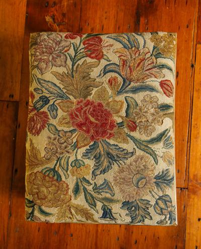 Pair William Mary Japanned Benches