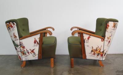 Pair if Danish Club Chair 1940s