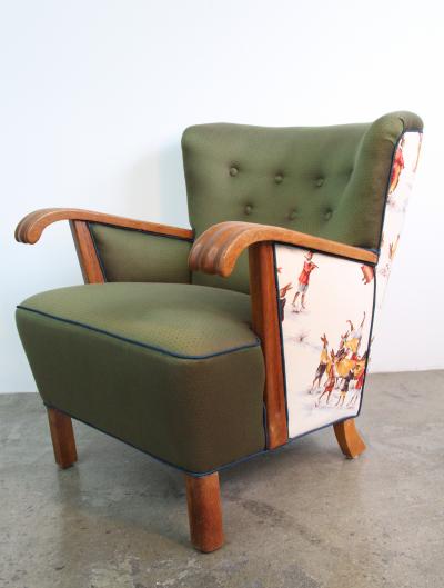 Pair if Danish Club Chair 1940s