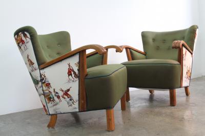 Pair if Danish Club Chair 1940s