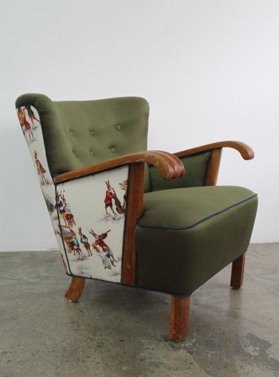 Pair if Danish Club Chair 1940s