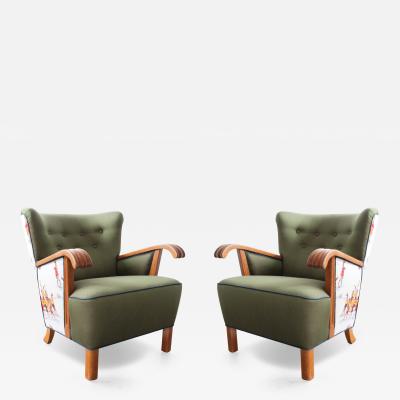 Pair if Danish Club Chair 1940s