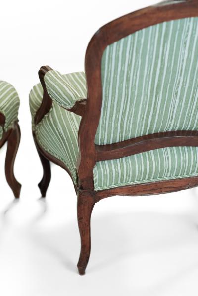 Pair of 18th C Louis XV Armchairs