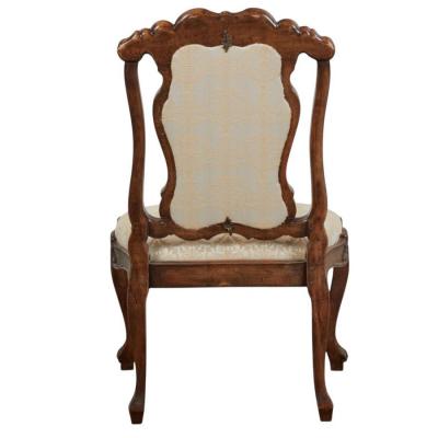 Pair of 18th C Portuguese Rococo Hardwood Side Chairs