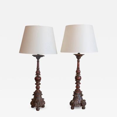 Pair of 18th Century French Lamps