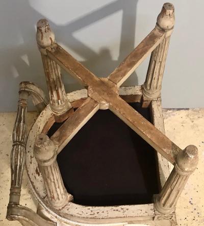 Pair of 18th Century French Musicians Chairs Diminutive Chair or Stools