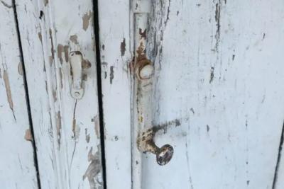 Pair of 18th Century French Shutters with Original Hardware