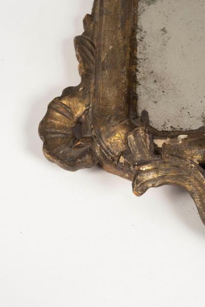 Pair of 18th Century Giltwood Mirrored Sconces