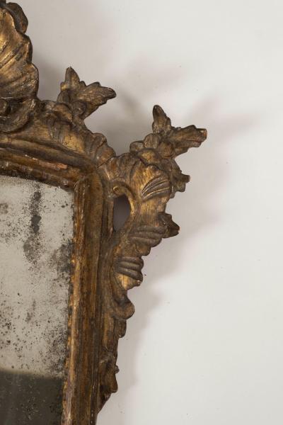 Pair of 18th Century Giltwood Mirrored Sconces