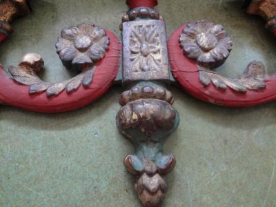 Pair of 18th Century Italian Polychrome Sconces