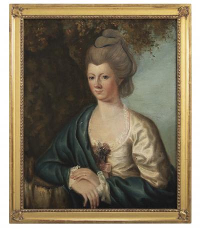 Pair of 18th Century Portraits of a Gentleman and a Lady