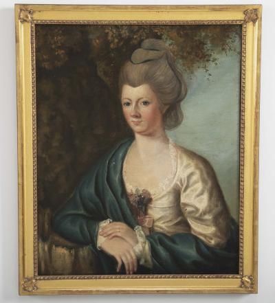 Pair of 18th Century Portraits of a Gentleman and a Lady