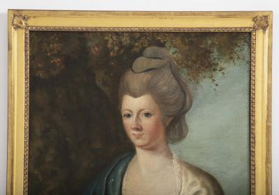Pair of 18th Century Portraits of a Gentleman and a Lady