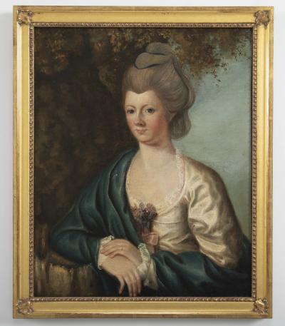 Pair of 18th Century Portraits of a Gentleman and a Lady