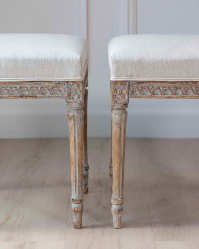 Pair of 18th Century Swedish Gustavian Stools