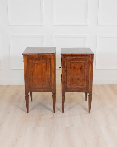 Pair of 18th Century Tuscan Louis XVI Bedside Tables