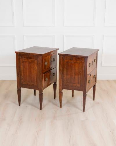 Pair of 18th Century Tuscan Louis XVI Bedside Tables