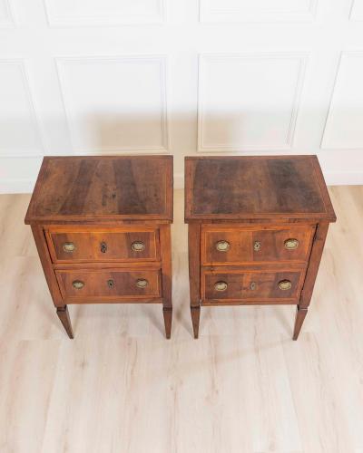 Pair of 18th Century Tuscan Louis XVI Bedside Tables