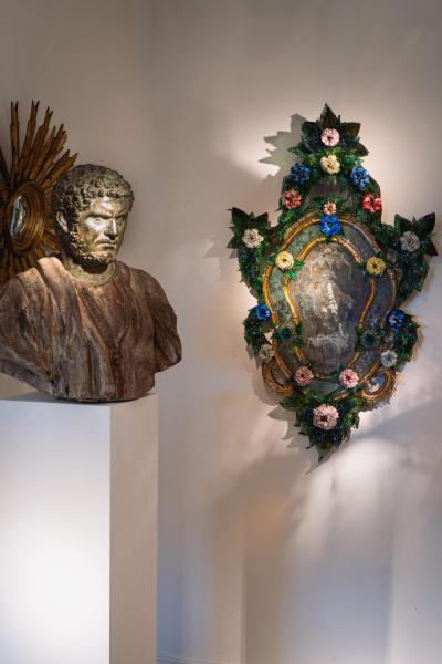Pair of 18th Century Venetian Murano Glass Mirrors
