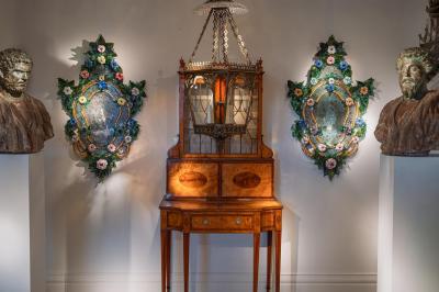 Pair of 18th Century Venetian Murano Glass Mirrors