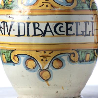 Pair of 18th c Italian Pharmacy Jars