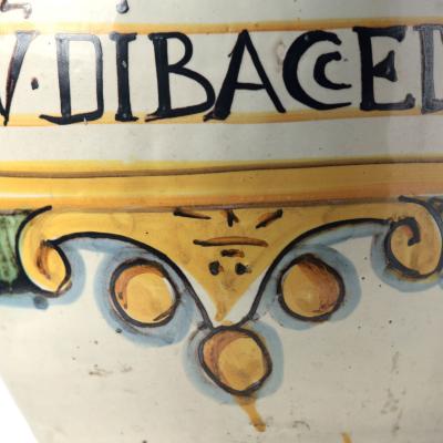 Pair of 18th c Italian Pharmacy Jars