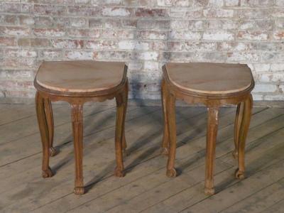 Pair of 18th century Louis XV Side Tables or Stools