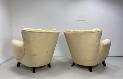 Pair of 1930 s Swedish Lounge Chairs