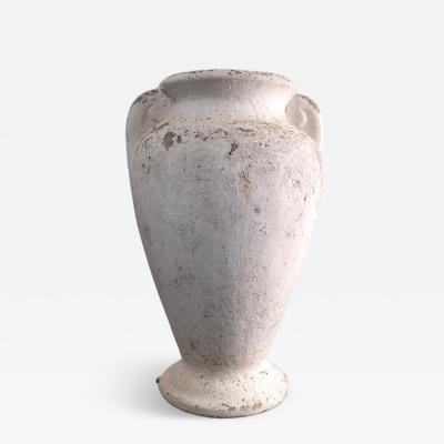 Pair of 1930s painted concrete urns France