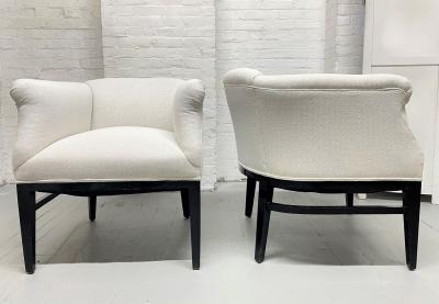 Pair of 1940s Art Deco Lounge Chairs