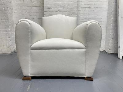 Pair of 1940s Art Deco Lounge Chairs