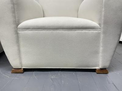 Pair of 1940s Art Deco Lounge Chairs