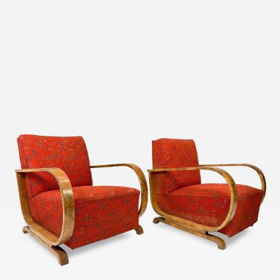 Pair of 1940s Swedish Lounge Chairs