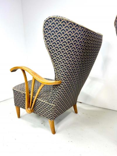 Pair of 1950 s Swedish Lounge Chairs