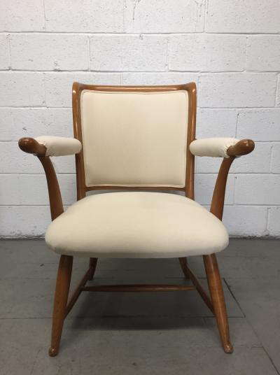 Pair of 1950s French Country Armchairs