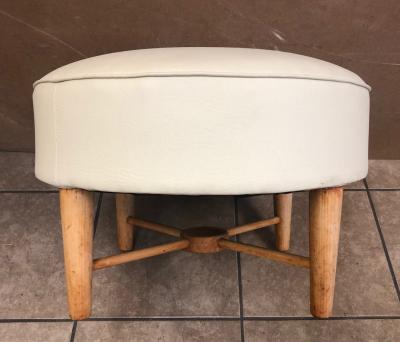 Pair of 1950s French Ottomans
