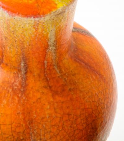Pair of 1960s Drip Glazed Ceramic Lamps 