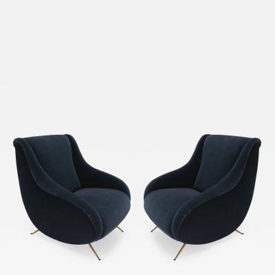 Pair of 1960s Style Italian Armchairs