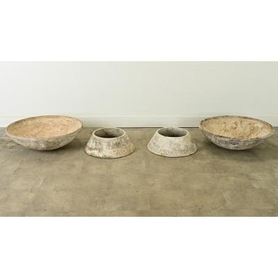 Pair of 1960s Willy Guhl Planters