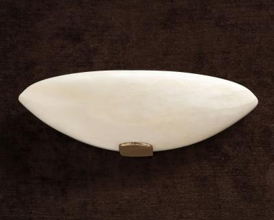 Pair of 1970s Alabaster Sconces 3 Pairs Available 