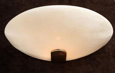 Pair of 1970s Alabaster Sconces 3 Pairs Available 