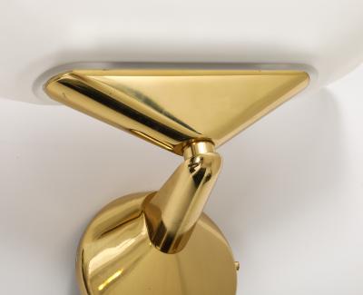 Pair of 1980s Italian High Style Wall Lights