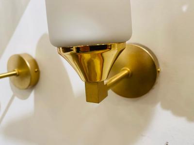 Pair of 1980s Italian Murano Glass Wall Lights