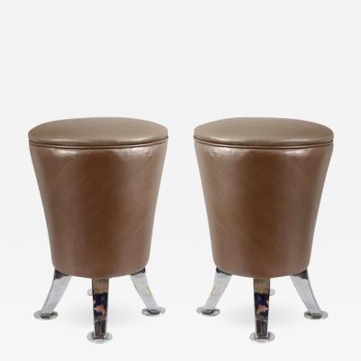 Pair of 1980s stools