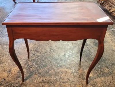 Pair of 19C French Country Cherrywood Side Tables