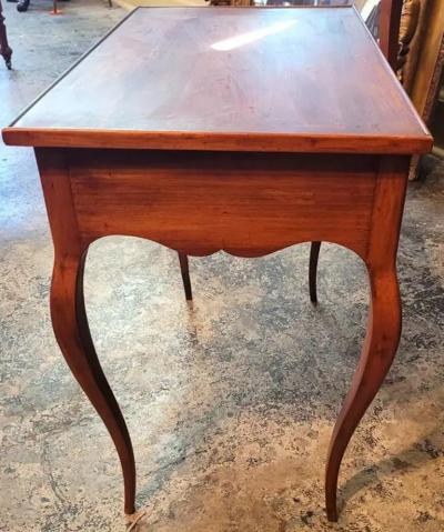 Pair of 19C French Country Cherrywood Side Tables
