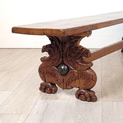Pair of 19th Century Continental Benches