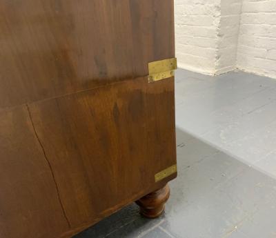 Pair of 19th Century English Mahogany Campaign Chests