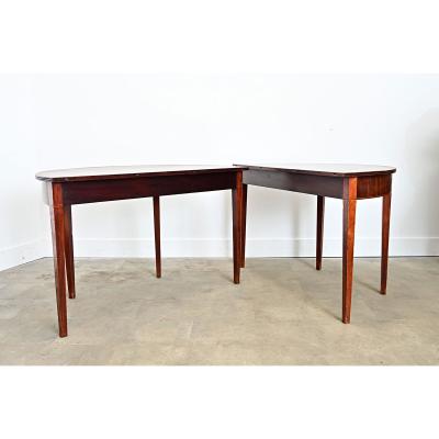 Pair of 19th Century English Mahogany Console Tables